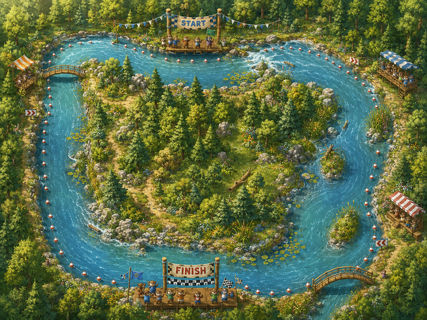River Race Track in Otterwood