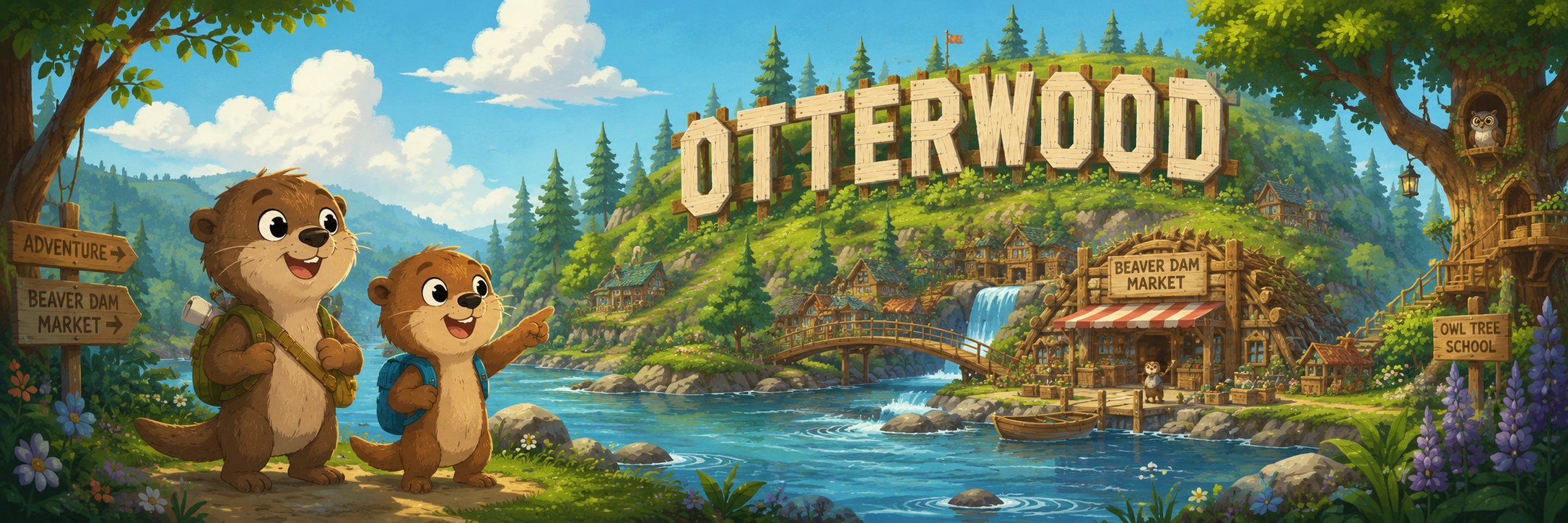 Otterwood — illustrated world cover