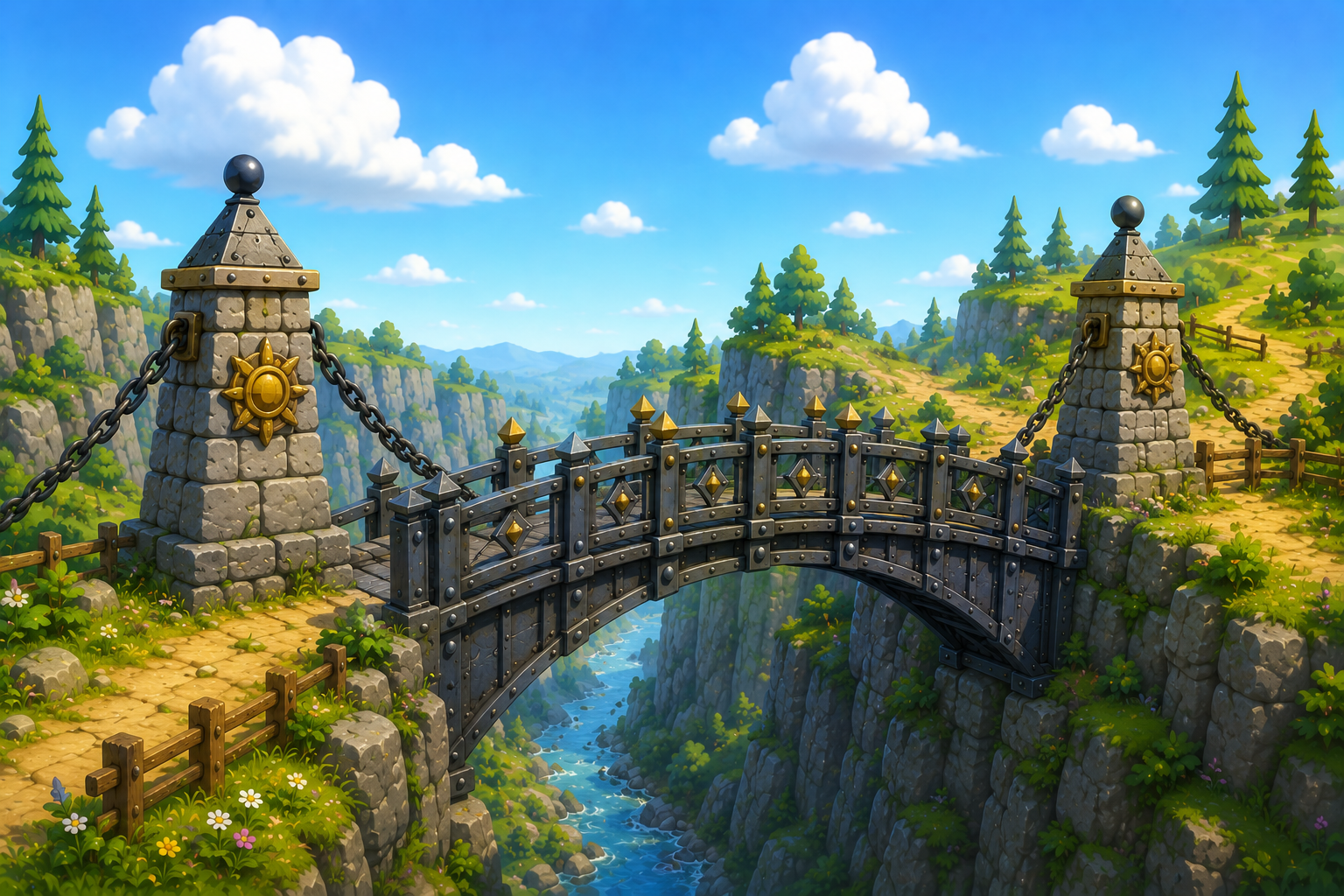 The Iron Bridge in The Legends of Kotyhoroshko